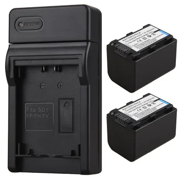 

2pc 2200mAh NP-FH70 Camera Battery + USB Charger For Sony NP-FH30 NP-FH40 NP-FH60 NP-FH50 NP-FH70 HDR-CX110,CX150 HDR-SR HDR-XR