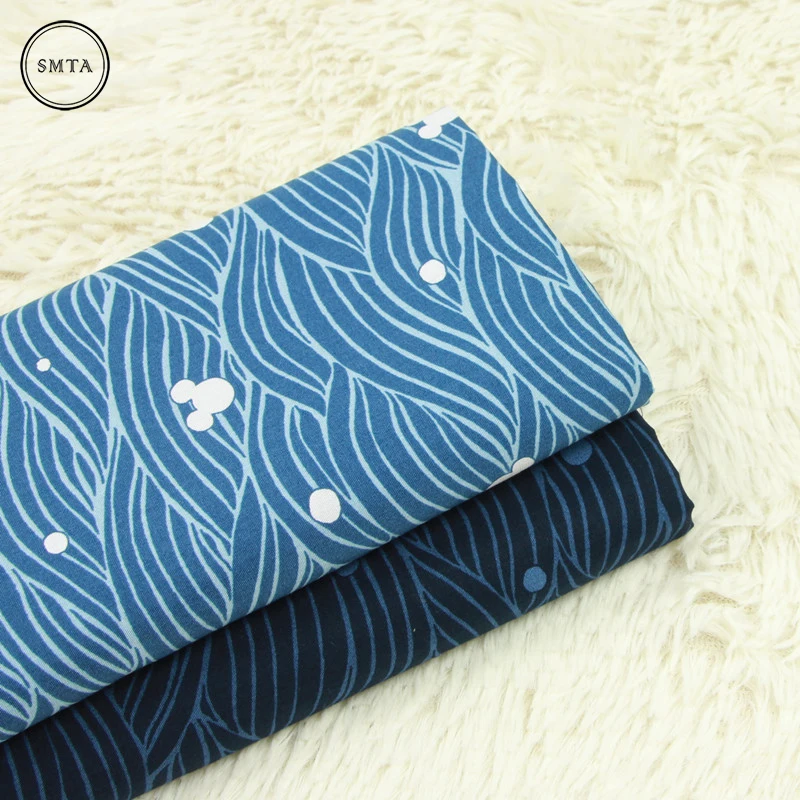 

SMTA 50*140cm Cotton fabric the cloth Patchwork Fabrics by the meter Fabric for needlework for patchwork Mickey 190g/m