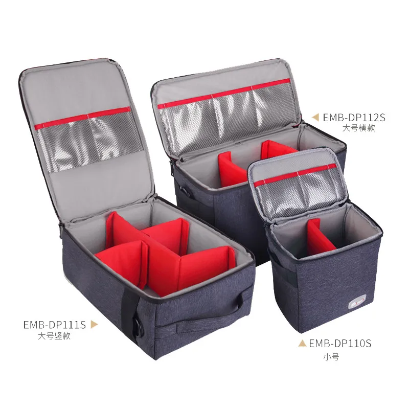 

Eirmai Waterproof Multi-function Single-Shoulder Dual-Purpose Bag SLR DSLR Inner Padded Camera Bag Case with Insert Partition