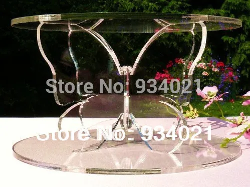 

2-Tier Butterfly Acrylic Cupcake Stand / Plexiglass Round Cupcake Stand