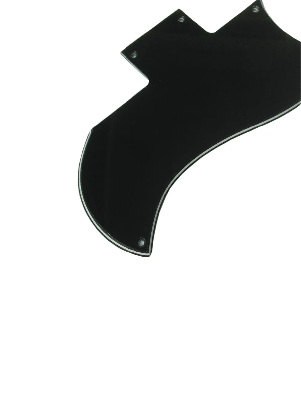 Pleroo Guitar pickgaurd-For 61 SG Guitar Pickguard Scratch Plate , 3 Ply Black