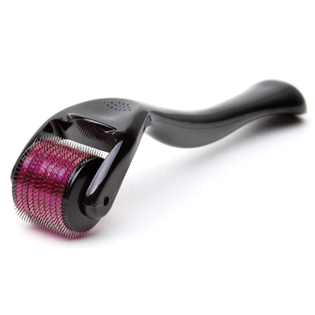 

TinkSky TS2 540-Needles Micro-needle Roller Medical Therapy Skin Care Tool - 0.2mm Needle Length (Black+Rosy)
