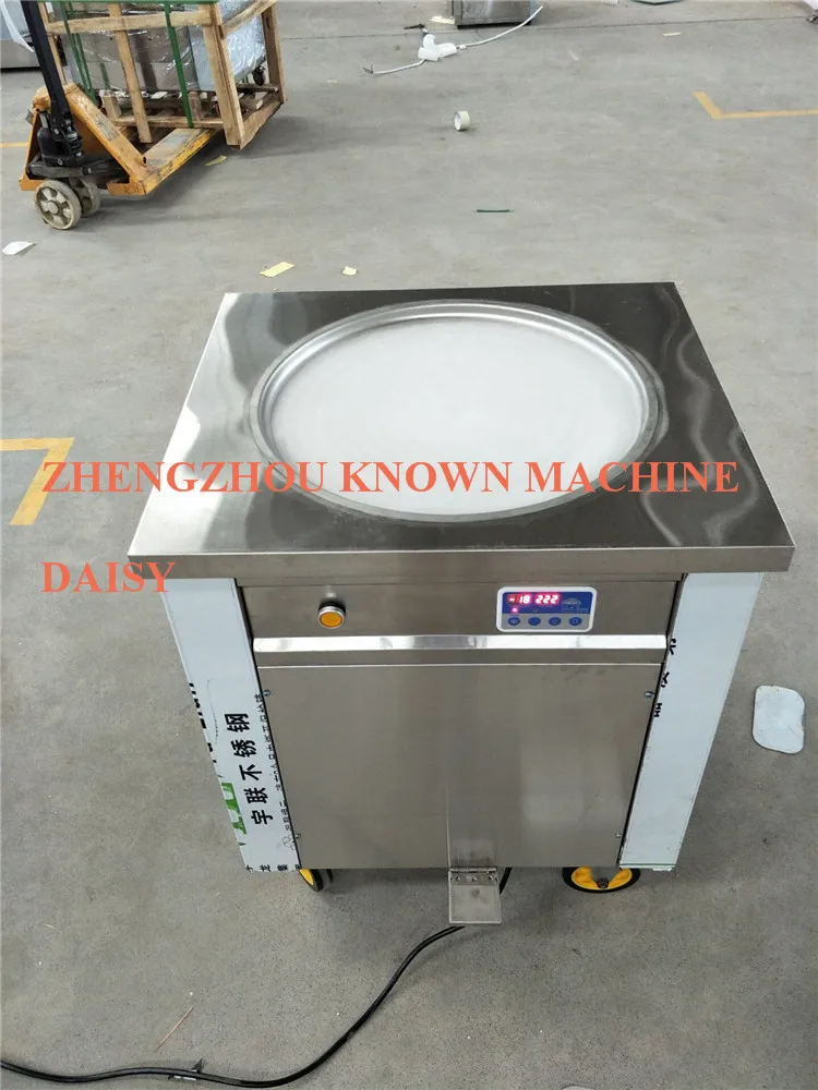 45 см одна круглая сковородка Китай мороженое сделать жарку мороженое машинка для роллов машина