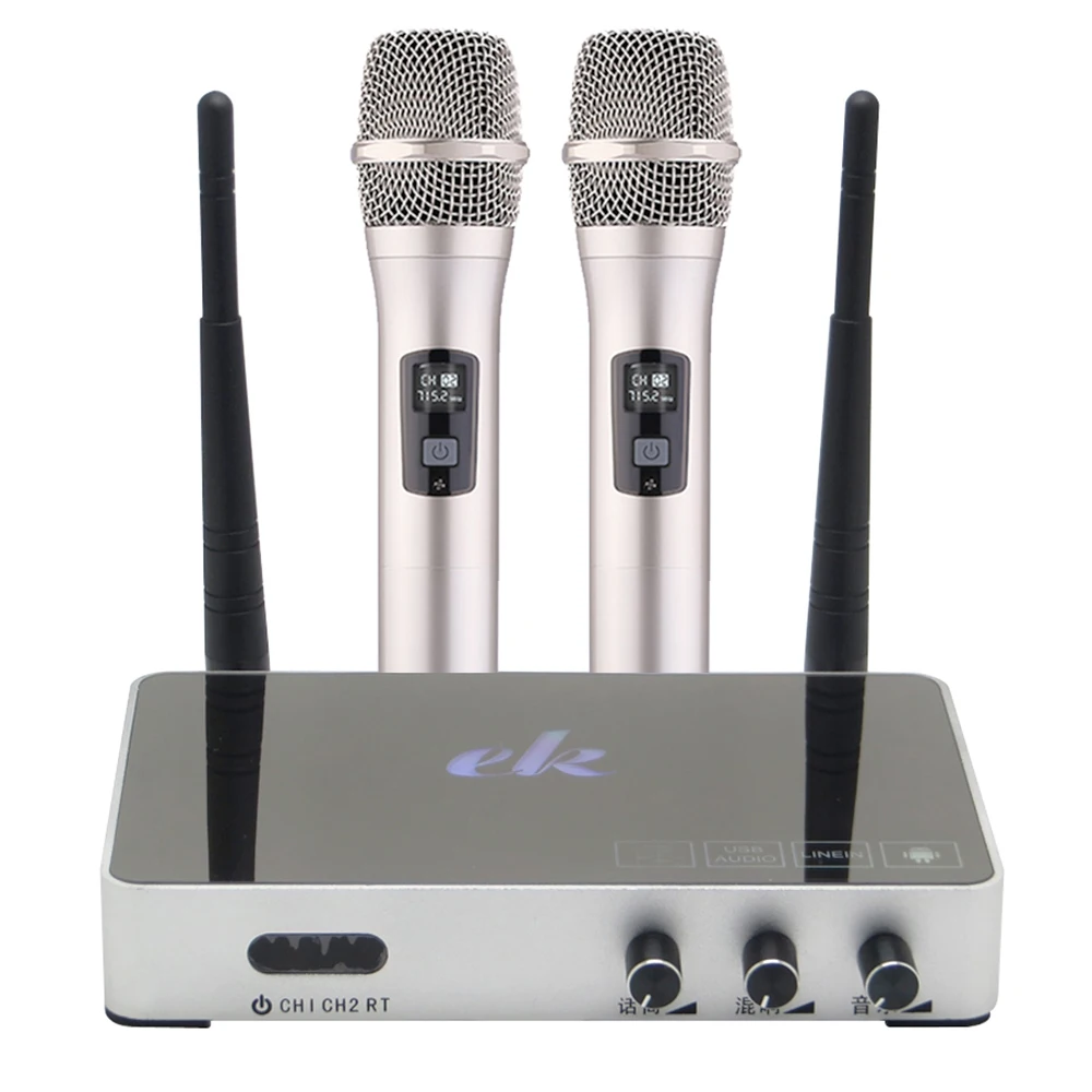 K5 Профессиональный UHF Беспроводной V4.0 микрофон семейный домашний автомобильный