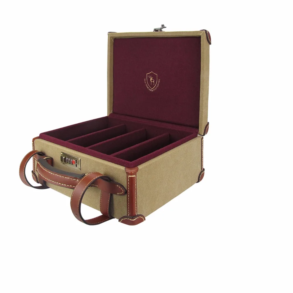 Tourbon Vintage Shotgun Shell Belt Box Hunting Ammo Storage Cartridge Cabinet