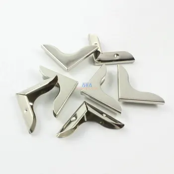 

100Pcs Silver Book Corner Bookbinding Corner Clip 31mm