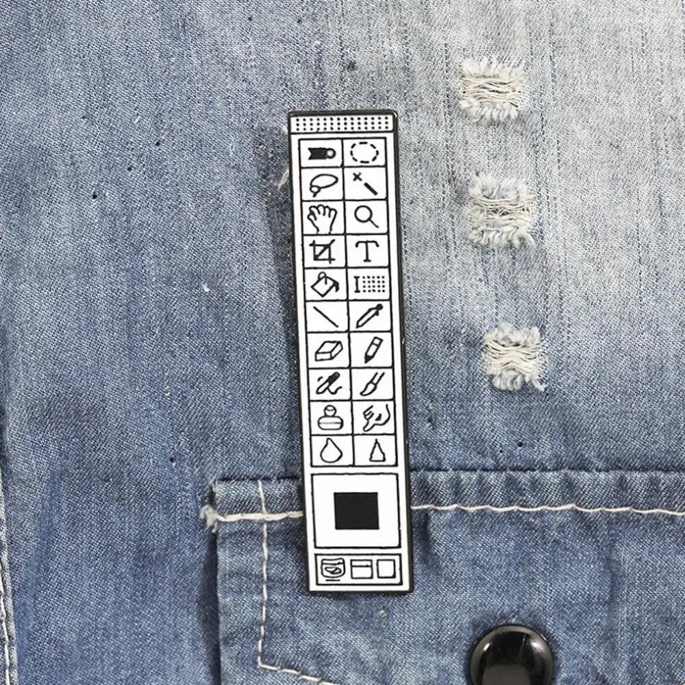 

Photoshop Pins Brooch Toolbar Lapel Pin PS Enamel Pins Brooches for Designers and Artists Brooches Unisex