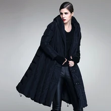 Модный классический дизайн, пуховик, пальто для женщин, зимние водонепроницаемые антистатические ветрозащитные толстые пуховые пальто для женщин большого размера плюс