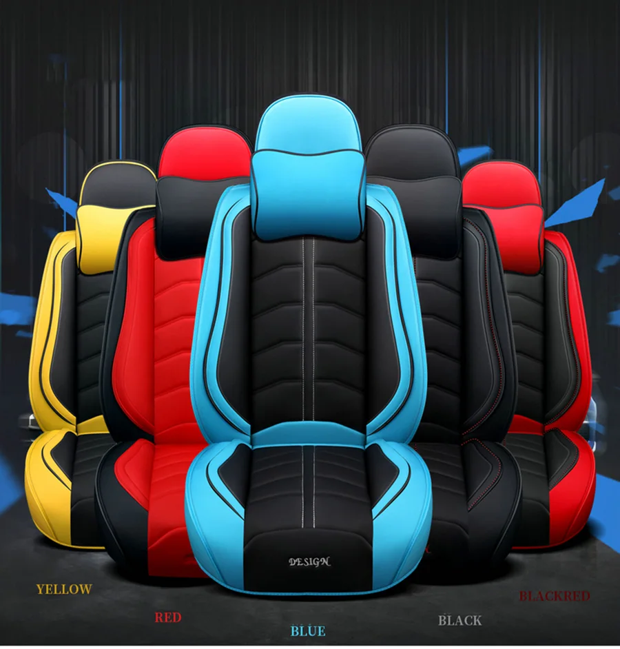 Новые спортивные Чехлы для автомобильных сидений из искусственной кожи для Opel, все модели Astra g h Antara Vectra b c zafira a b, автостайлинг