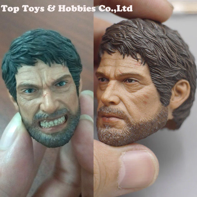 

For collection CC TOYS 1/6 Scale The Last of Us Joe Head Carving normal/Angry Version Figure Fit 12'' Solider Figure Male Body