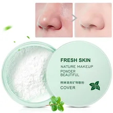 Стойкая рассыпчатая пудра для макияжа, полупрозрачная пудра, контроль над маслом, натуральный ингредиент, установочная пудра, осветляющая, водонепроницаемая