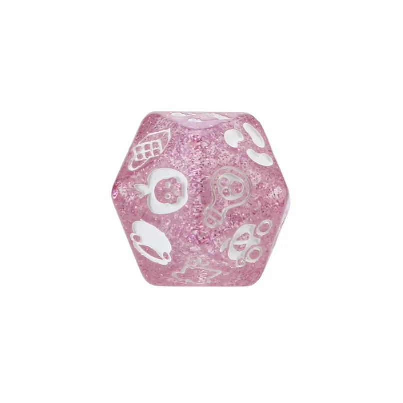 7Pcs Dice Party story cubes For dungeons and dragons Story Time Dice Polyhedral Multi Sided Acrylic Dice set #2P08 (4)