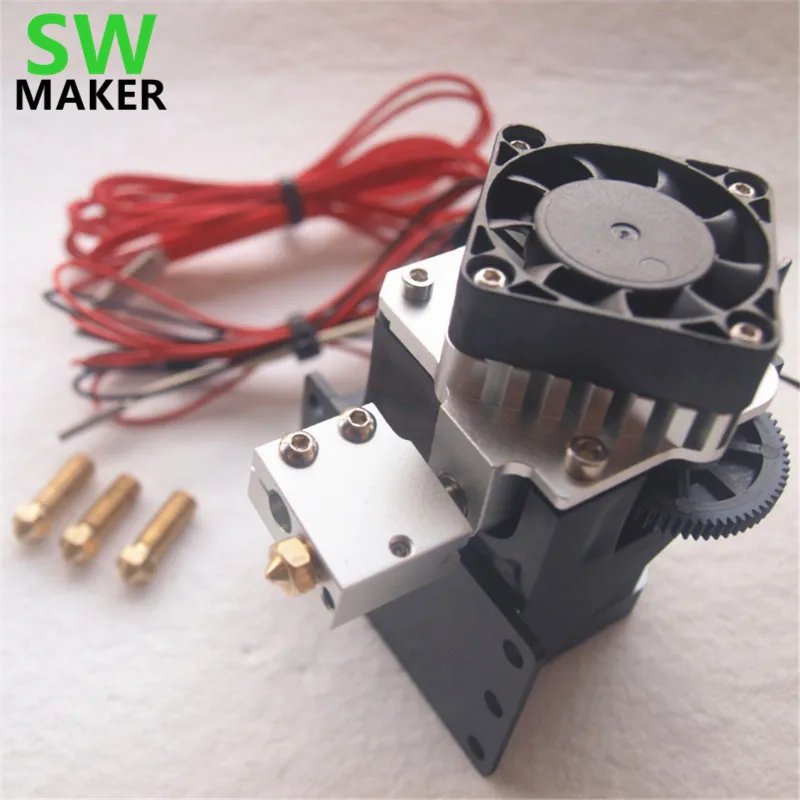 

Titan Aero extruder kit for 1.75mm/3mm 12V/24V 40W Titan Aero Volcano hotend extruder set for reprap 3D printer