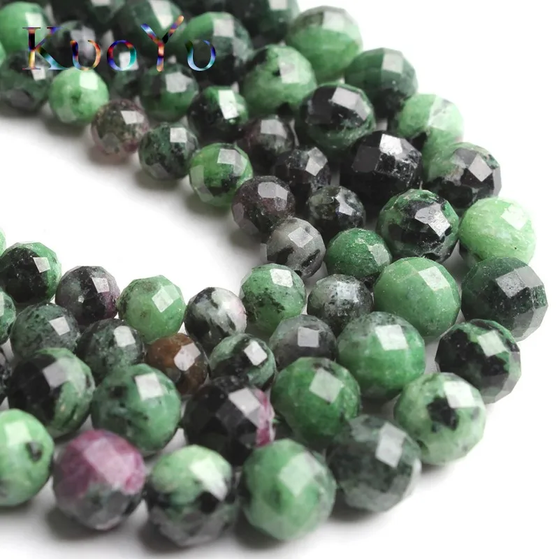 Граненые бусины Epidote Rubys натуральный граненый камень циозит незакрепленные