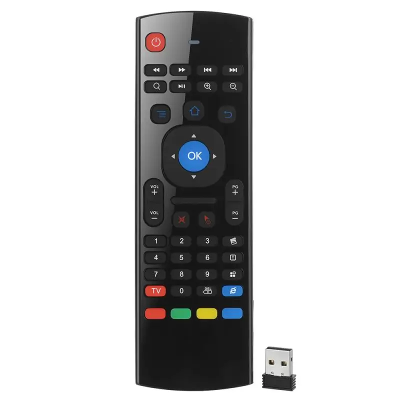 

2017 Top New Fly Mouse 2.4G Wireless Air Mouse Remote Control Keyboard for Android TV Box USB 2.0 Receiver plug and play