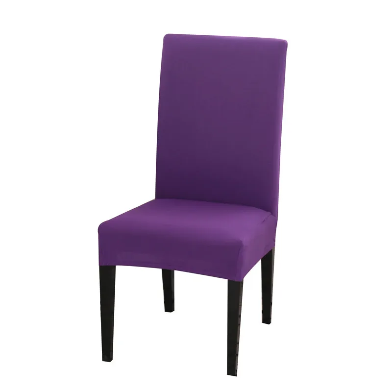 Эластичные чехлы на кресла из спандекса, чехол на сиденье для свадьбы, столовой, офиса, банкета, чехлы на стулья - Цвет: Color 18