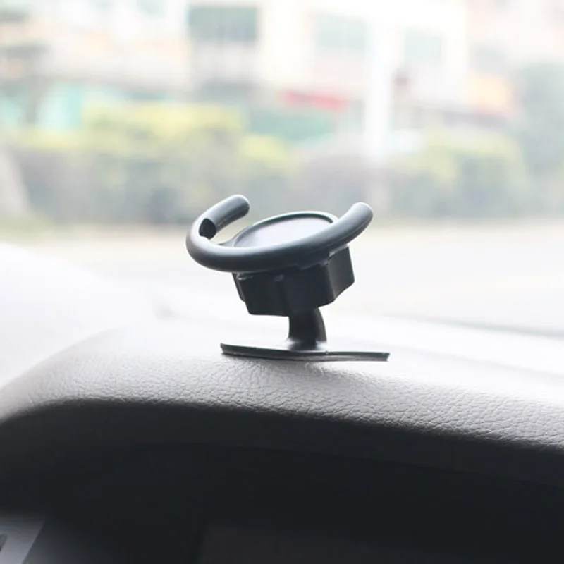 

360 Rotation Adjustable Car Phone Holder Stand Dashboard Stick-On Mount Bracket with Flexible POP Finger Ring Expanding Cradle