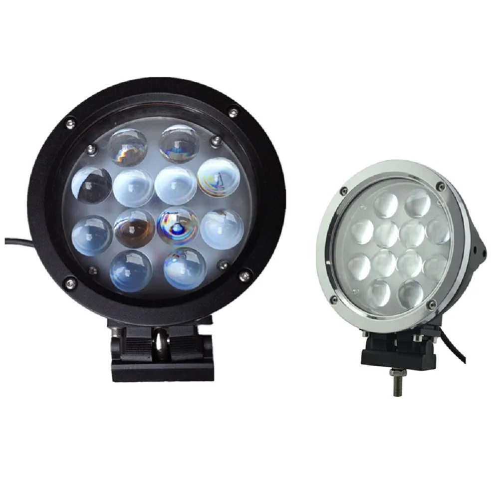 Buy 1 pc LED8603 7inch 60w Black/Silver led spot driving light DC 12V 24V fits
