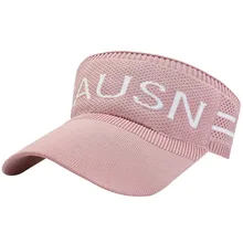 Наружная хлопковая кепка регулируемая для бега и тенниса Гольф Горячая Распродажа унисекс пустой Козырек Кепка солнцезащитный крем для женщин Шапки