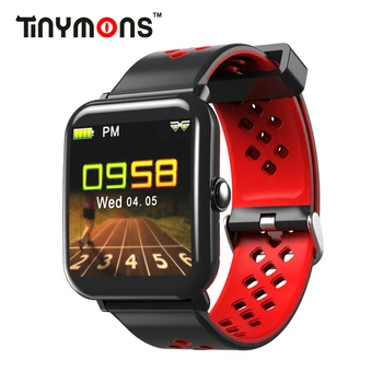 

Tinymons Color Smart Watch DM06 Bluetooth Sport Watch Waterproof Heart Rate Sleep Monitor Multi Functions Band for IOS Android