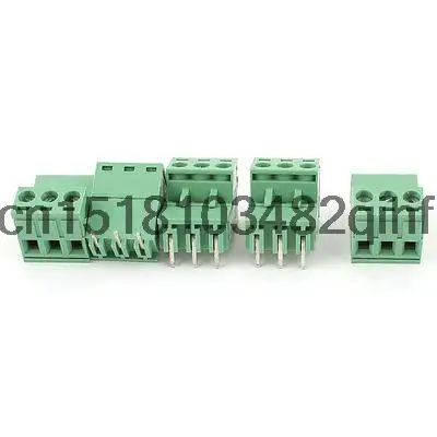 

5 шт. 3Way 3Pin винтовая Клеммная колодка коннектор 5,08 мм Шаг панель монтаж печатной платы