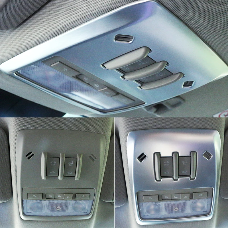 

For Opel Mokka Buick Encore 2013-2018 ABS Matte Car front reading Lampshade Decoration cover trim car accessories styling