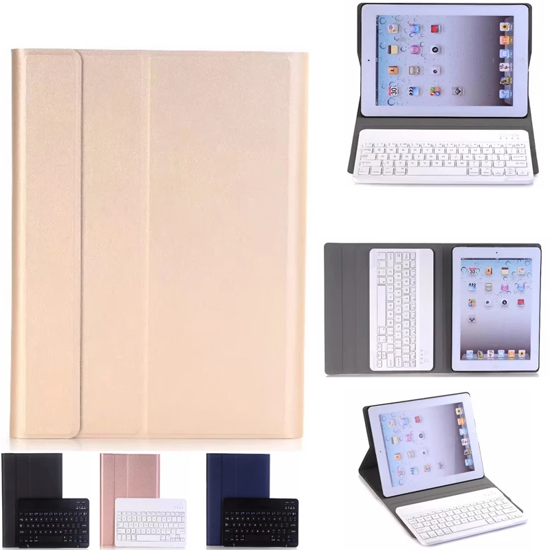 Беспроводной чехол с клавиатурой Bluetooth для iPad 2 3 4 Съемный книжка подставкой Чехол