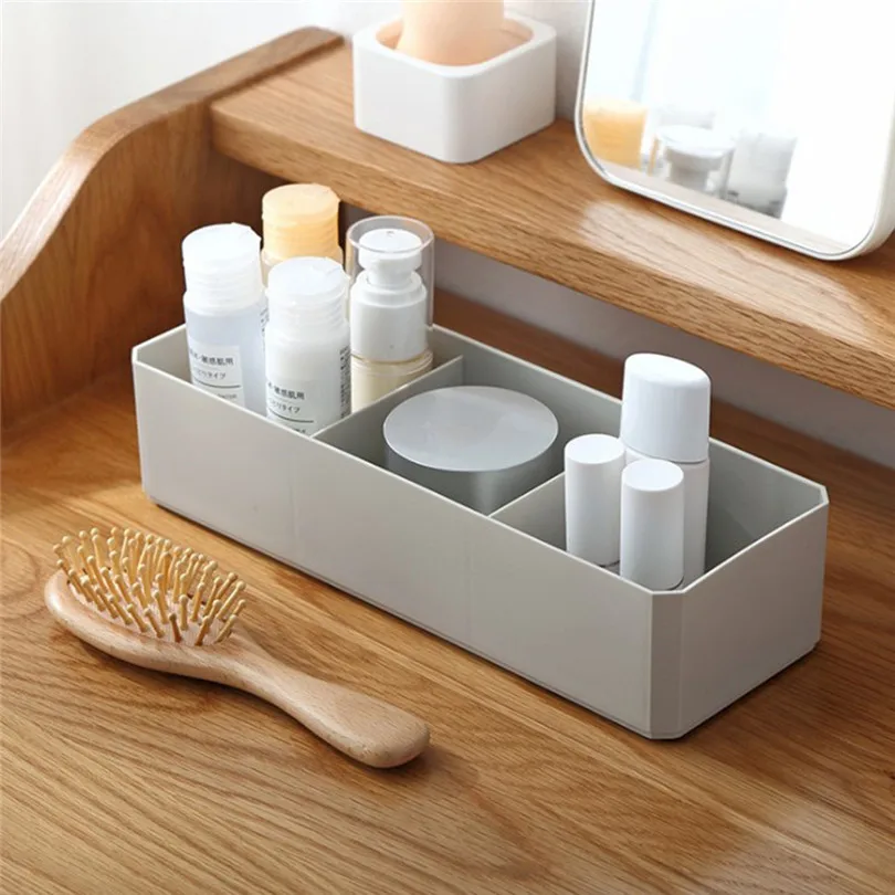 Classified Storage Non-slip Cosmetic Dressing Table Desktop Sundries Box Office Wearable Durable #4MM15 | Дом и сад