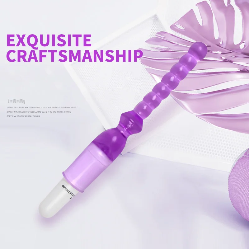 Anal Plug Vibrator Sex Toys for Woman Stick Powerful Anal Beads Butt Plugs Anal Stimulation Sex Dildo for Coples Adult Toys (2)