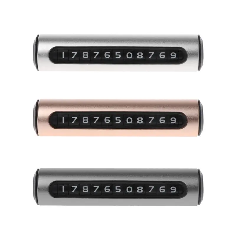 

Temporary Parking Cards Phone Number Display Tool With Pricate Cover Adhesive Sticker Auto Spare Parts