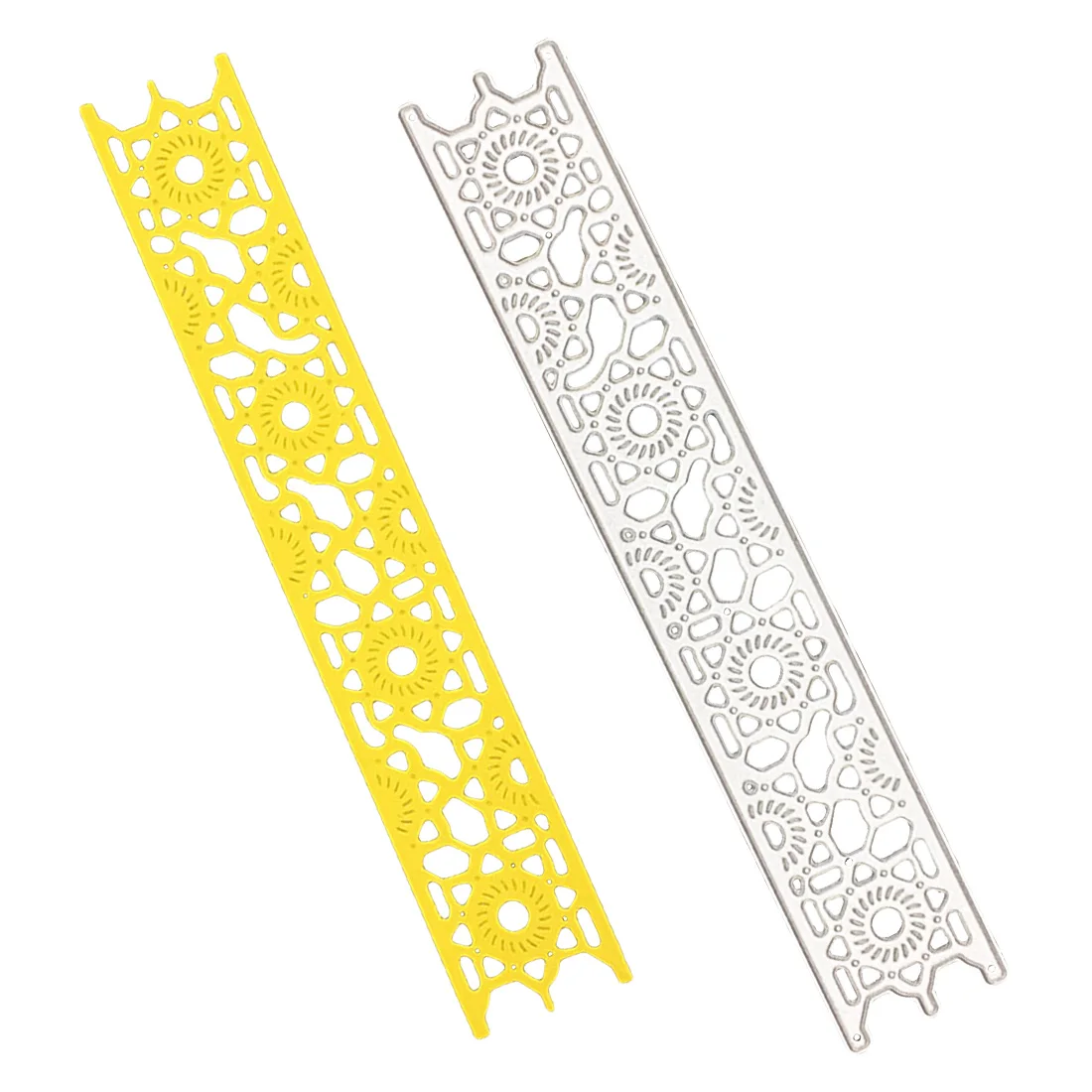 

Lace Flower Edge Border Metal Cutting Dies Stencils for DIY Scrapbooking Decorative Crafts Embossing Paper Cards 14.3x2.5cm