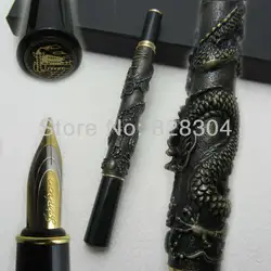 Перьевая ручка высокого качества Джин Хао серый дракон офис подарочная ручка бесплатная доставка