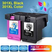 2pcs Ink Cartridge for HP 301XL HP301XL CH563EE CH564EE for HP Deskjet 1000 1050 2000 2050 2510 3000 3050 3540 1010 1510 2540