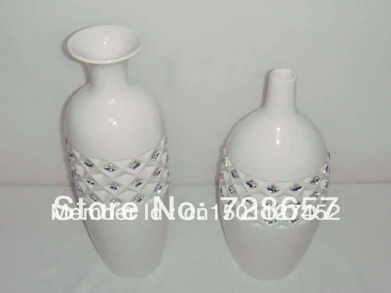 Современный простой керамики и фарфора белый artstic ваза пара Декоративные Craft Оборудование для украшения дома и подарок