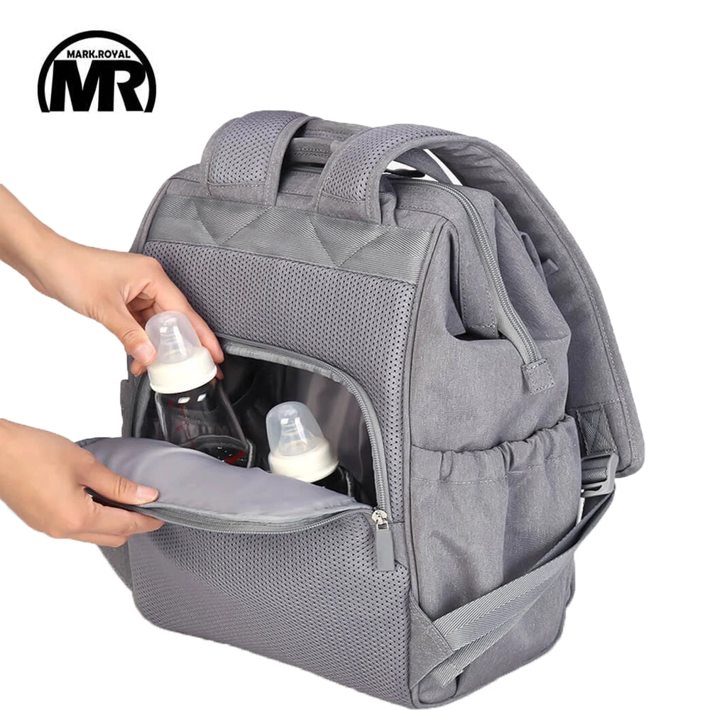 

MARKROYAL Large Opening Mommy Diaper Backpack High Capacity Package Baby Care Organizer Easy To Carry Designed for Babies