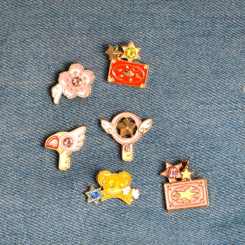 1 шт. мультяшная птичка звездная палка вишневый цвет Сакура карта керо аниме