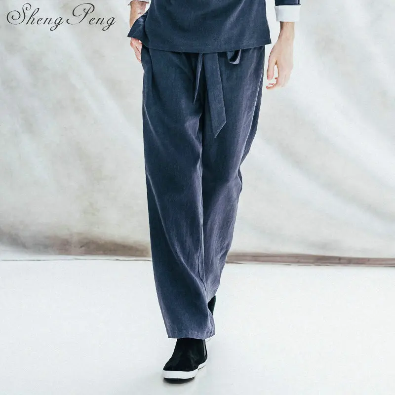 Традиционная китайская одежда для мужчин китайский Штаны китайские традиционные восточные мужская одежда oriental Штаны CC224