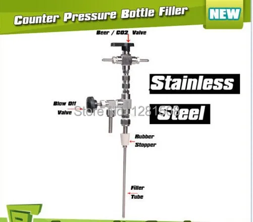 Aliexpress Brand New Stainless Steel Counter Pressure Aliexpress Brand New Stainless Steel Counter Pressure Beer Bottle Filler Home Brew Co2 Brewing Free Shipping From Reliable