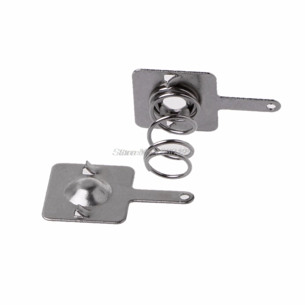 50 Pairs Metal Battery Spring Plate Set for AA AAA Positive Negative Contact New 50 Pairs Metal Battery Spring Plate Set for AA AAA Positive Negative Contact New