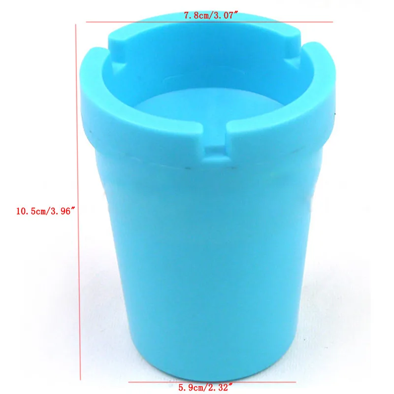 1pc Creative ABS Car Living Room Office Bathroom Desk Ashtrays Ash Holder portable ashtray cigarettes ashtray