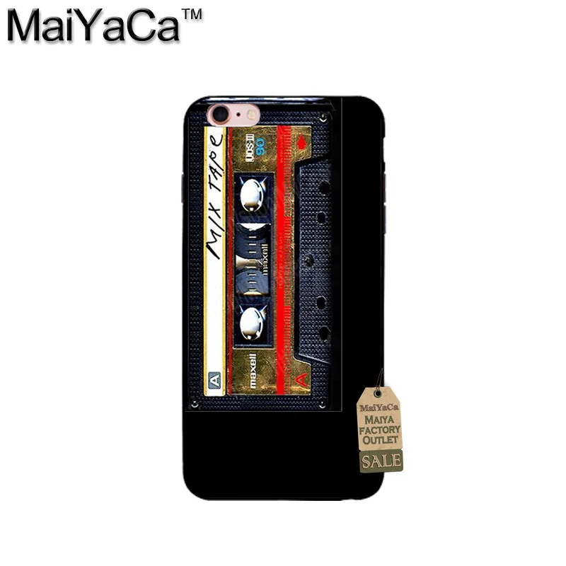 MaiYaCa силиконовый чехол для телефона для iphone 5S 6s 6s plus 7 8 plus 11pro max чехол mixtape винтажная магнитная лента кассета аудио лента чехол для iphone x xs max xr 11pro coque - Цвет: A6