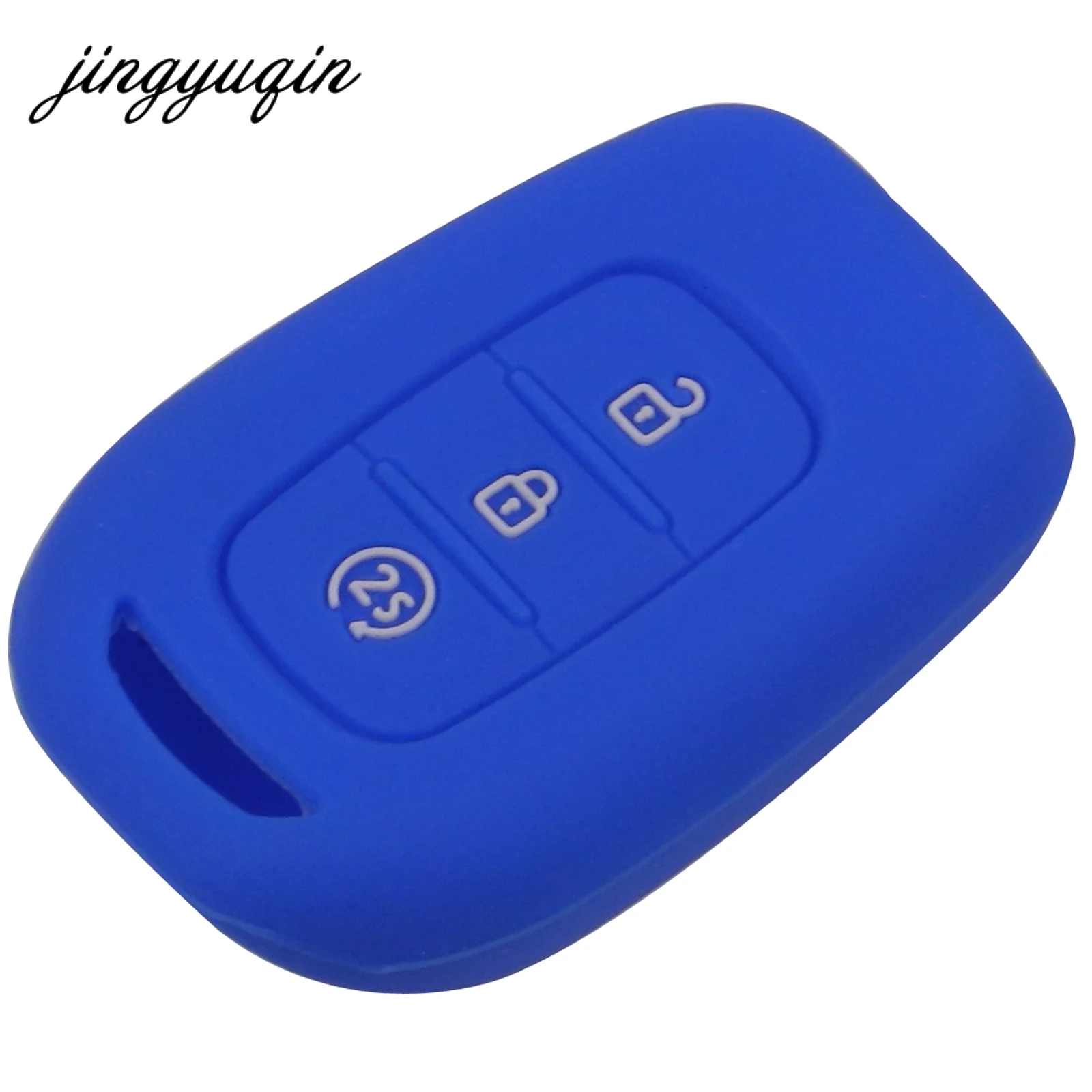Чехол для ключа с 3 кнопками из силикона Renault Duster Sandero Logan Clio Captur Laguna Scenic|fob cover|remote