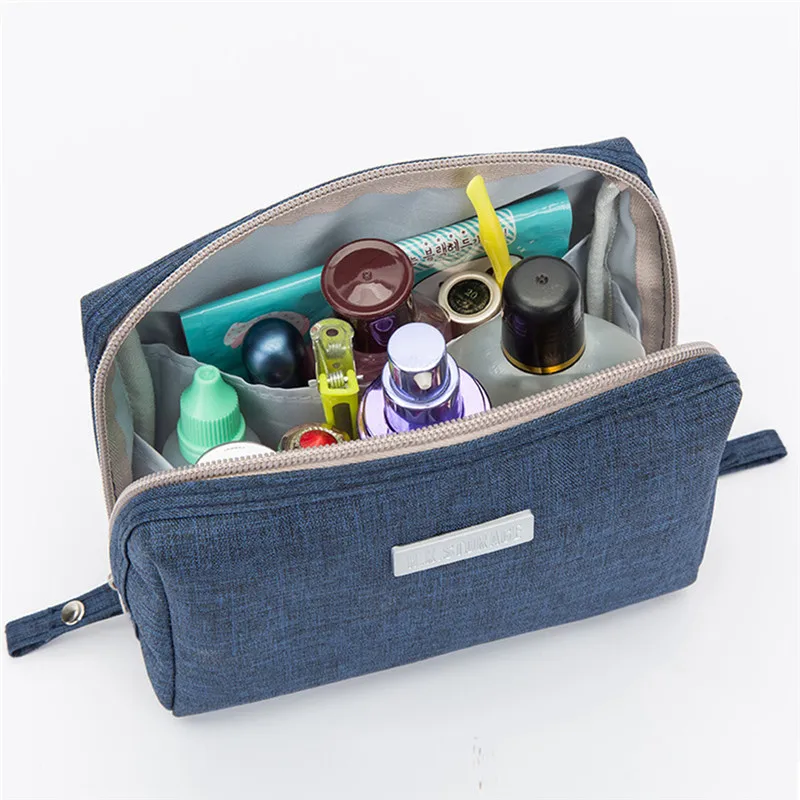 Casual Travel Women Cosmetic Bag Zipper Make Up Function Makeup Case Organizer Storage Pouch Toiletry Beauty Wash Kit Bath Bags