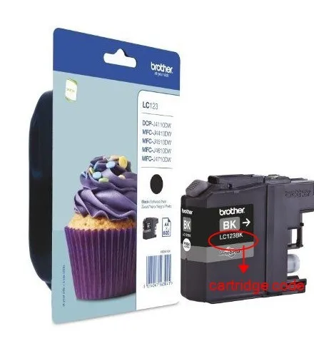 LC123 CARTRIDGE CODE