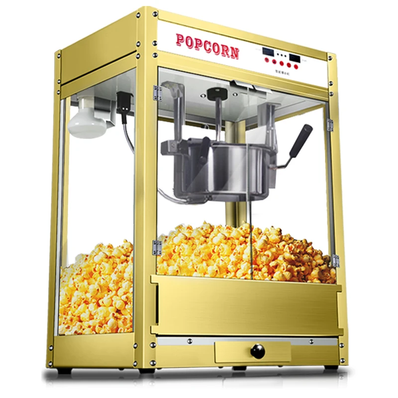Commercial Popcorn Machine Automatic Spherical & Butterfly Popcorn