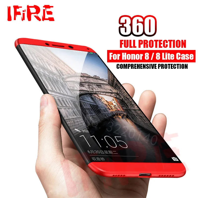 Full Body Armor Hard Back Phone Cover Case For Huawei P9 P10 P10 Plus Case For p8 lite 2017 Shockproof Shell For honor 9 8 lite1