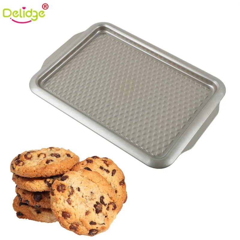 Buy Delidge 1 pc Cookie Baking Pan Metal Baking Sheet