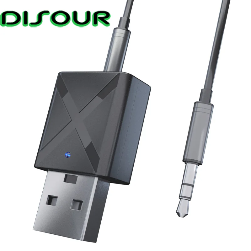 KN320 2 в 1 5 0 Bluetooth приемник передатчик 3 мм AUX USB стерео Muisc беспроводной адаптер для