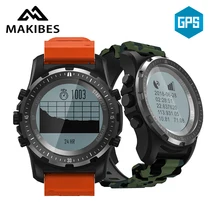 Makibes BR2 gps Компас мульти-Спорт Смарт-часы сердечного ритма фитнес-трекер здоровья умный Браслет для Android iOS