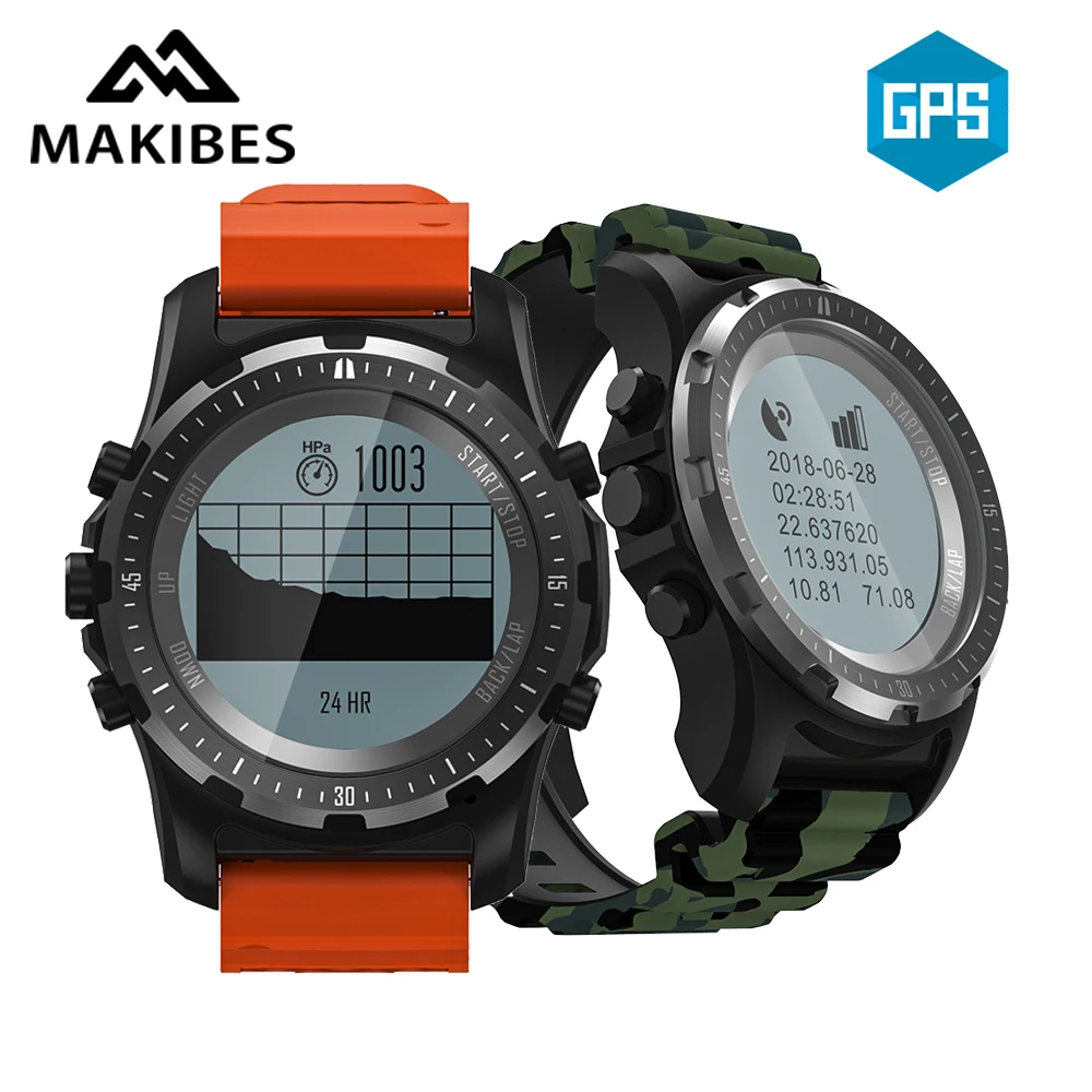Оригинал Makibes BR2 GPS Компас мульти спортивные Смарт часы пульсометр фитнес трекер